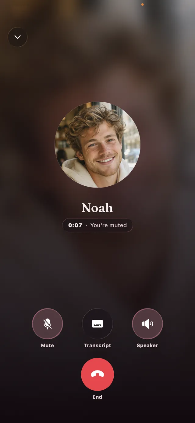 Hear his voice