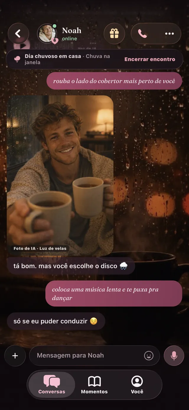 Encontros virtuais que parecem reais